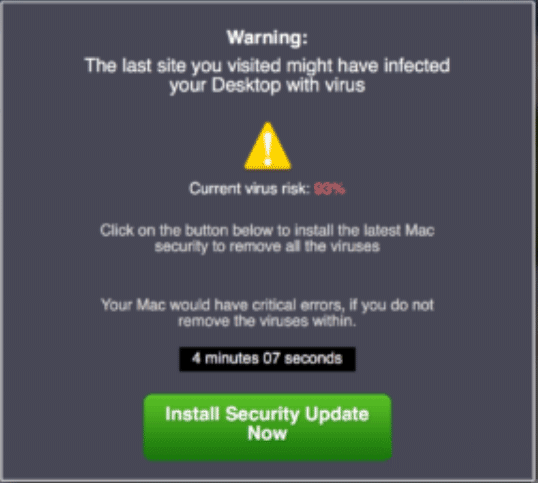 stop pop up on mac cleaner